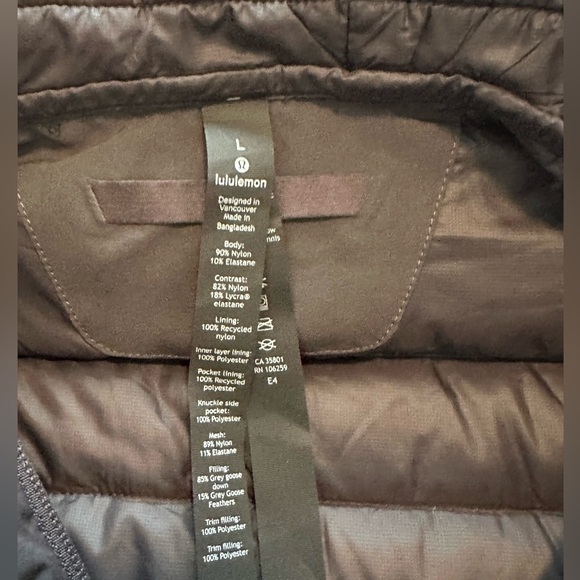 Lululemon NWT Down For It All Hoodie Men’s Black Size L - Picture 6 of 8